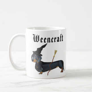 Weencraft Dachshund Witch Funny Koffiemok