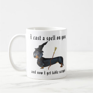 Weencraft Dachshund Witch Funny Koffiemok