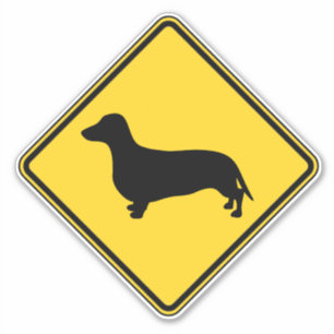 Weenie Crossing Sticker