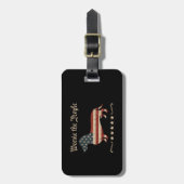 Weenie de mensen teckel 4 juli bagagelabel (Voorkant verticaal)