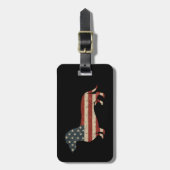 Weenie de mensen teckel 4 juli bagagelabel (Voorkant verticaal)