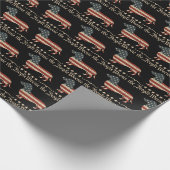 Weenie de mensen teckel 4 juli cadeaupapier (Hoek)