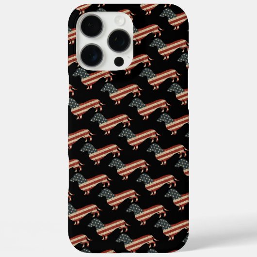 Weenie de mensen teckel 4 juli Case-Mate iPhone case (Achterkant)