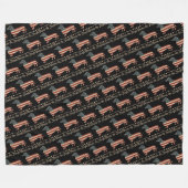 Weenie de mensen teckel 4 juli fleece deken (Voorkant (Horizontaal))