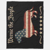 Weenie de mensen teckel 4 juli fleece deken (Voorkant)