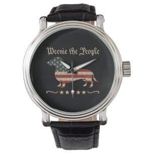 Weenie de mensen teckel 4 juli horloge
