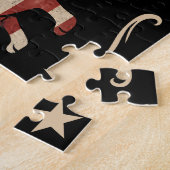 Weenie de mensen teckel 4 juli legpuzzel (Zijkant)