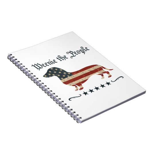 Weenie de mensen teckel 4 juli notitieboek (Rechterzijde)