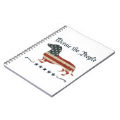 Weenie de mensen teckel 4 juli notitieboek (Linkerzijde)