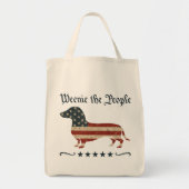 Weenie de mensen teckel 4 juli tote bag (Voorkant)