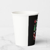 Weenie Dog Christmas Pajama Shirt Cute Weiner Ugly Papieren Bekers (Rechts)