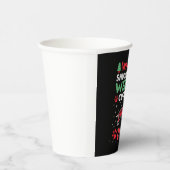 Weenie Dog Christmas Pajama Shirt Cute Weiner Ugly Papieren Bekers (Rechts)