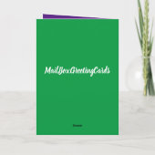 Weenie Dog Family Tree Blank Wenskaart Kaart (Achterkant)