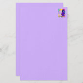 Weenie Dog Paints Resurrection Lamb Stationery Briefpapier (Voorkant / Achterkant)