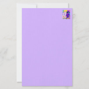 Weenie Dog Paints Resurrection Lamb Stationery Briefpapier