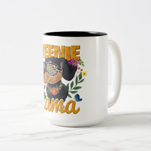 WEENIE MAMA COFFEE MOK (Voorkant rechts)