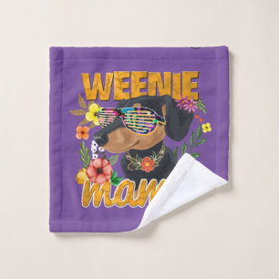 WEENIE MAMA DACHSHOND Washandje
