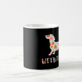 Weenie Mama Dachshund floraal Koffiemok (Center)