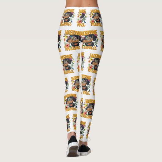 Weenie Mama Dachshund Leggings (Achterkant)