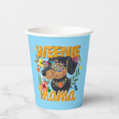 WEENIE MAMA PAPER CUPS PAPIEREN BEKERS (Voorkant)