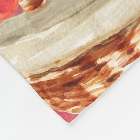 Weenie Peach Farmer Fleece Deken (Hoek)