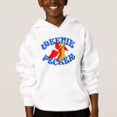 Weenie pecker Pull over hoodie voor kinderen (Voorkant)
