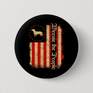 Weenie The People 4 juli Amerikaanse Vlag Da Ronde Button 5,7 Cm