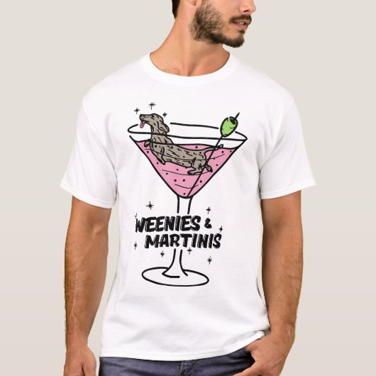 Weenies en Martinis kleding T-shirt (Voorkant)