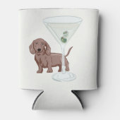 Weenies en Martinis Party Blikjeskoeler (Voorkant)