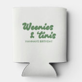 Weenies en Martinis Party Blikjeskoeler (Achterkant)