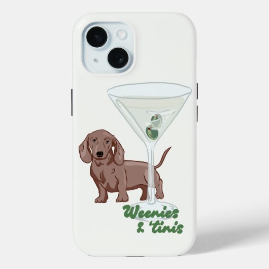 Weenies & Martinis Case-Mate iPhone Case (Achterkant)