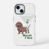 Weenies & Martinis iPhone 15 Case (Achterkant)