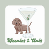 Weenies & Martinis Party Kartonnen Onderzetters