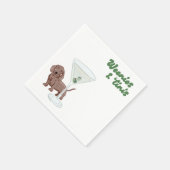 Weenies & Martinis Party Servet (Hoek)