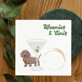 Weenies & Martinis Party Servet