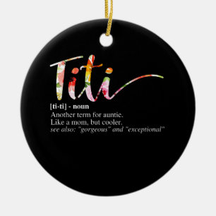 Weens Titi-definitie Een andere term voor tante Co Keramisch Ornament