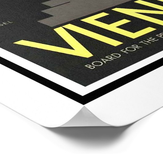 Weens Vintage Travel Poster (Hoek)