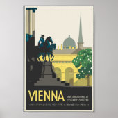 Weens Vintage Travel Poster (Voorkant)