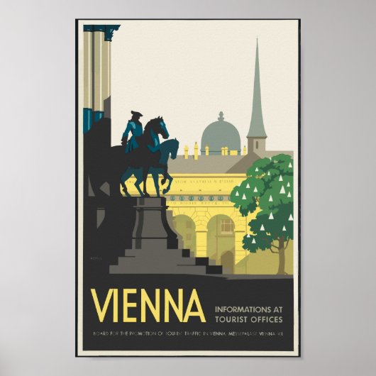 Weens Vintage Travel Poster (Voorkant)