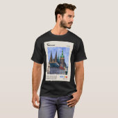 Weense aquarel reizen t-shirt (Voorkant volledig)