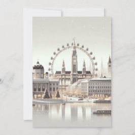 Weense Kerstpracht - Minimalistische vakantie Feestdagenkaart