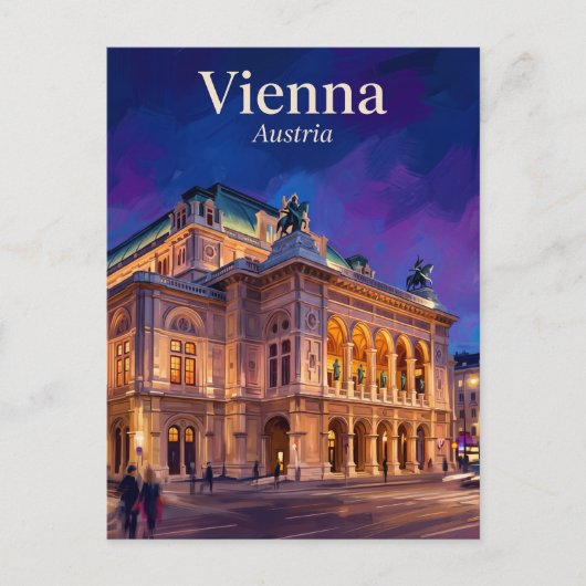 Weense Staatsopera Oostenrijk Briefkaart (Voorkant)