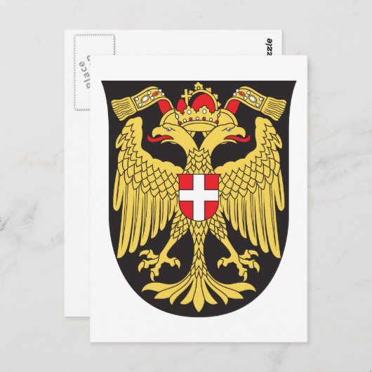 Weense wapenstilstand 19e eeuw briefkaart (Voorkant / Achterkant)