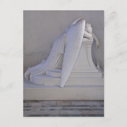 Weep nooit alleen engel Briefkaart (kant uitzicht) (Voorkant)