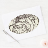 WEEPEND GUARDIAN ANGEL CEMETERY STICKERS SHEET (Envelop)