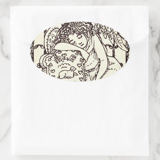 WEEPEND GUARDIAN ANGEL CEMETERY STICKERS SHEET (Tas)