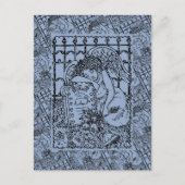 WEEPENDE GUARDIAN ANGEL, SYMPATHIE VOOR DE BEWEGIN BRIEFKAART (Voorkant)