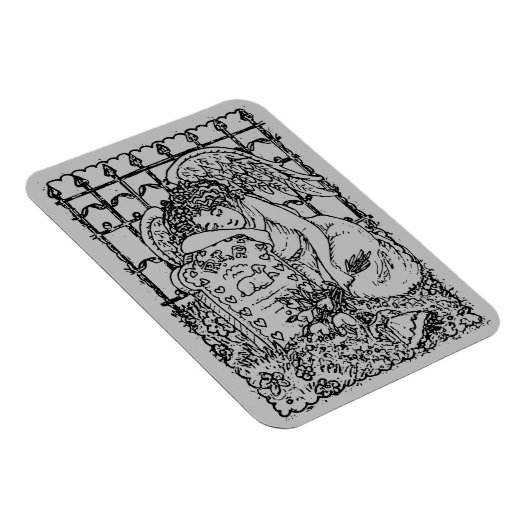 WEEPENDE GUARDIAN ANGEL, SYMPATHIE VOOR DE BEWEGIN MAGNEET (Rechterzijde)