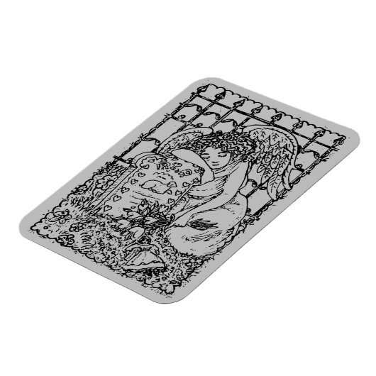 WEEPENDE GUARDIAN ANGEL, SYMPATHIE VOOR DE BEWEGIN MAGNEET (Linkerzijde)