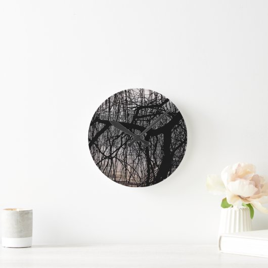 WEEPENDE WILLOW BOMEN RONDE KLOK (Huis)